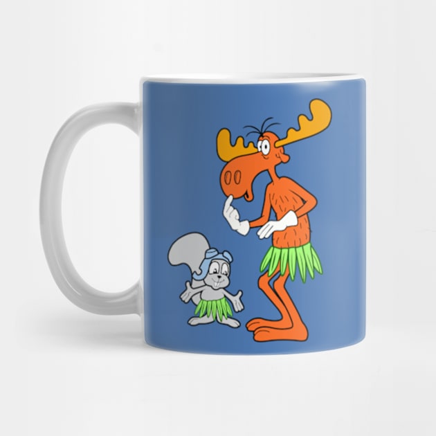 Rocky & Bullwinkle - Hawaii by LuisP96